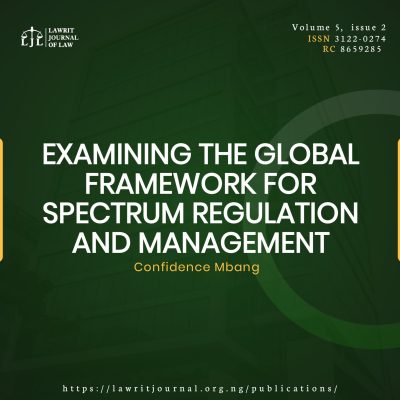 Examining the Global Framework for Spectrum Regulation and Management